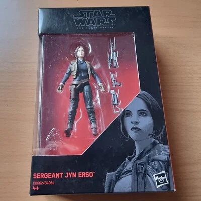 Star Wars The Black Series Sergeant Jyn Erso 3.75" Action Figure Rogue One  - Image 1 of 4