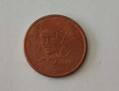 Pièce de monnaie 5 cent centimes euro France 2008 #B64 - Photo 1/2