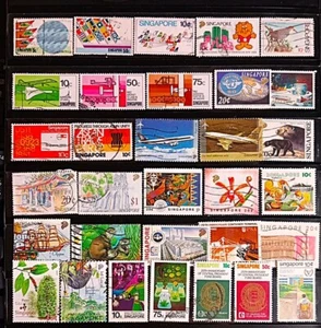SINGAPORE 1965-NOW COMMEMORATIVE STAMPS LOT FINE USED SGC32 - Picture 1 of 2