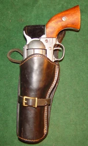 Vintage  ALFONSO'S of HOLLYWOOD Western Fast Draw Holster fits Colt SAA - Picture 1 of 10