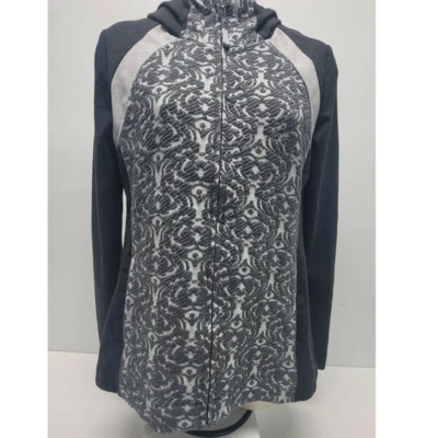 女式夹克连帽衫纯好尺寸 15 - 灰色 — 第 1/3 张图片