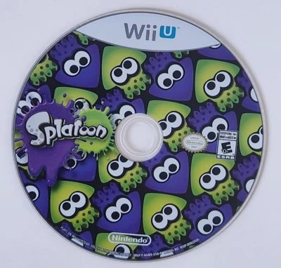 Splatoon Disc Only Video Game Nintendo Wii U WiiU US NTSC Tested Works - Image 1 of 3