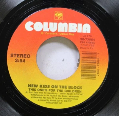 Christmas 45 New Kids On The Block - Funky, Funky Xmas / This One's For The Foto 1 de 2