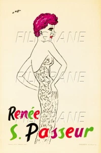 Renée S. PASSEUR Rnyh - POSTER HQ 40x60cm eines VINTAGE POSTERS - Bild 1 von 1
