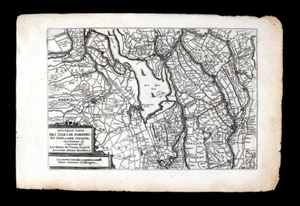 1696 J. Colom Map Dordrecht Alblasserdam Klundert Breda Gorkum Holland Biesbosch - Picture 1 of 4
