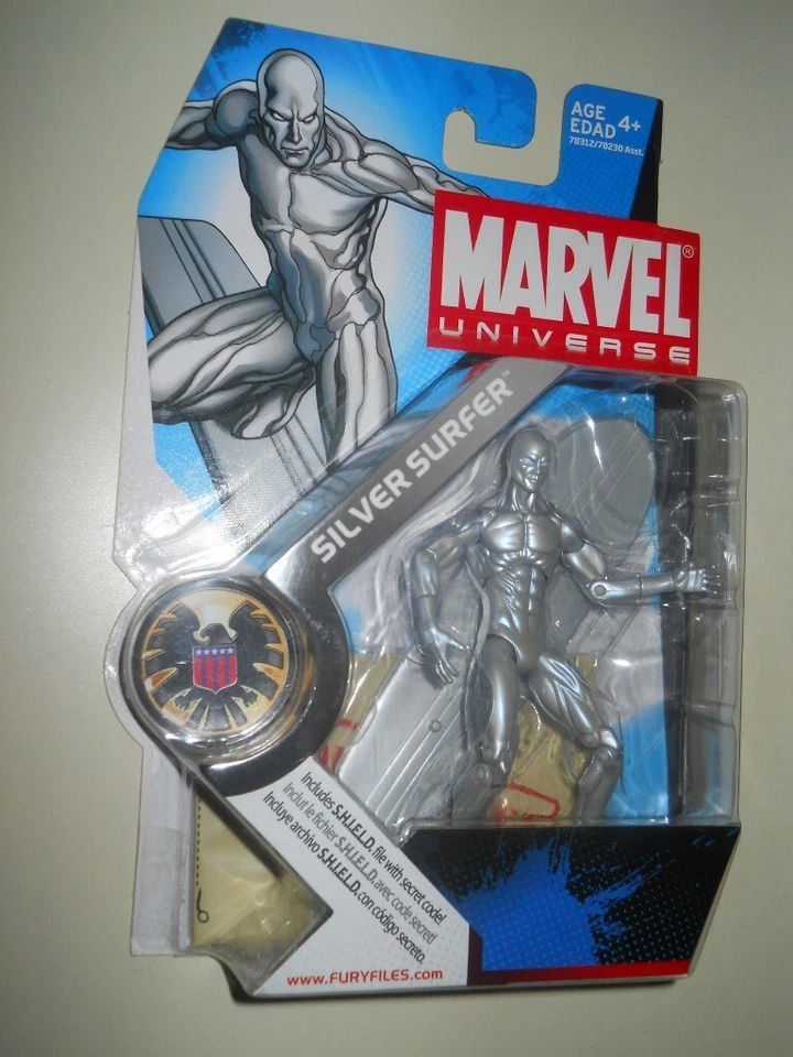 Marvel Universe Silver Surfer Series 1 #003 Fantastic 4 Action Figure Hasbro