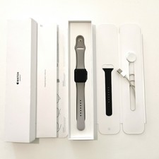 Apple Watch Series 3 38mm GPS 'Space Gray' Aluminium Case with Grey Sport band