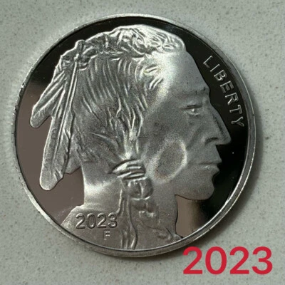 2023 American Liberty Buffalo Coin - American Buffalo Commemorative Coin-silver - Image 1 of 4