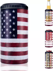 3-in-1 Insulated Can Cooler for 12 oz Cans & Bottles - Picture 1 of 17