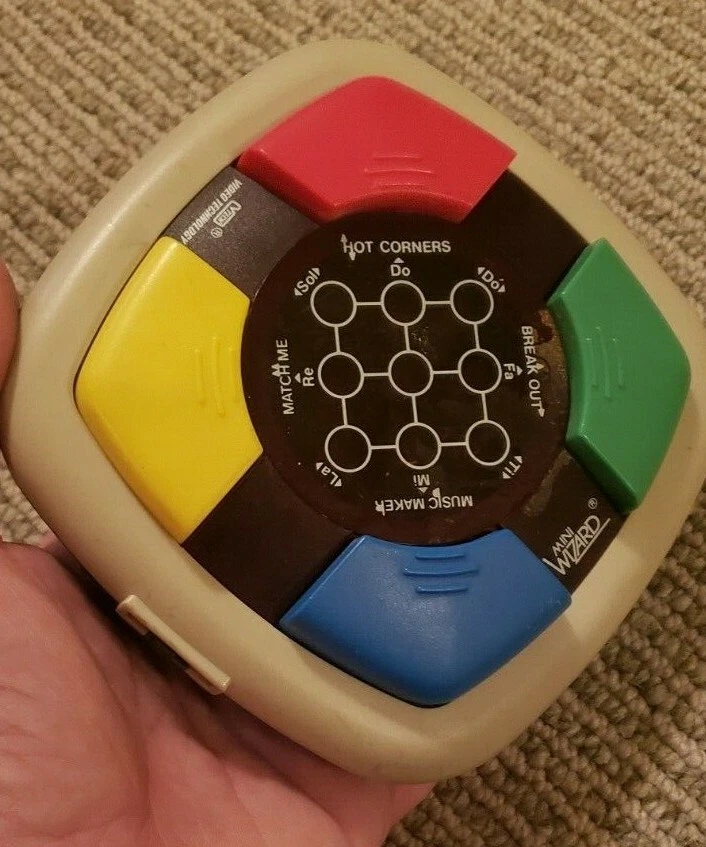 Vintage Mini Wizard V-Tech Handheld Electronic Game Tested & Working 1987 - Image 1 of 1