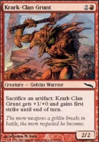 Mirrodin - Krark-Clan Grunt - Foil - Image 1 of 1