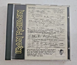 IRON MAIDEN The Fugitive RARE PROMO ONLY CD Single 1992 ORIGINAL Epic Records - Picture 1 of 3