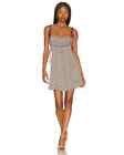 Free People Women's Brown Kai Mini Dress Size Xs Sleeveless Open Back New Rrp£98