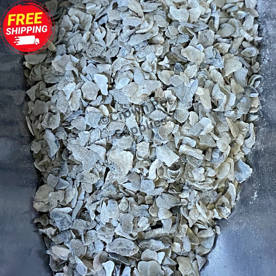 3 LB Crushed Oyster Shell Calcium Chickens Ducks Crabs Birds Treated for Purity - Image 1 of 1