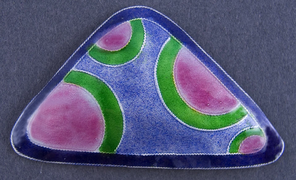 DESIGNER GLASS ENAMEL BUTTONS -  - Image 1 of 1