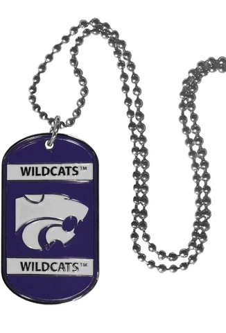 Siskiyou NCAA Kansas State Wildcats Tag Necklace Cover