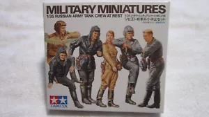 TAMIYA MINITURES EQUIPAGGIO CARRO ARMATO ESERCITO RUSSO A RIPOSO SET 1/35 - Foto 1 di 2