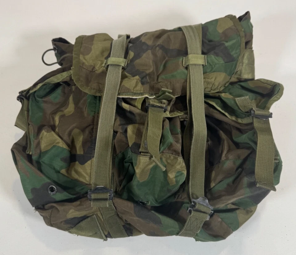 USGI Militar LC-2 Mediano ALICE Paquete de Campo con Correas para el Hombro M81 Bosque Camuflaje Foto 1 de 4