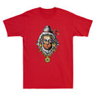 Hanuman Hindu God Jai Shri Ram Horror Graphic Vintage Men's Short Sleeve T-Shirt