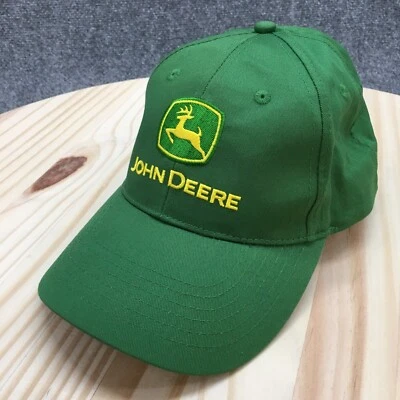 Gorra de béisbol John Deere para hombre verde OS ala curva ajustable logotipo bordado Foto 1 de 4