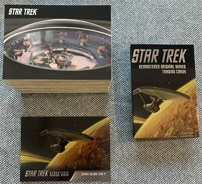 Juego completo de cartas RIttenhouse 2011🔥STAR TREK serie original remasterizado (81)📈 Foto 1 de 4