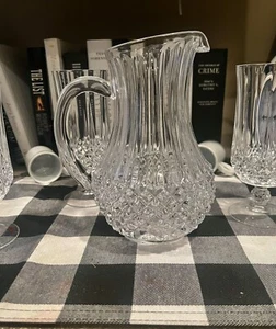 Cristal D'Arques Longchamp Clear Crystal Pitcher And 3 Tumblers (v) - Picture 1 of 6