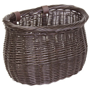 Sunlite Basket Front Willow Bushel Brown Strap-
