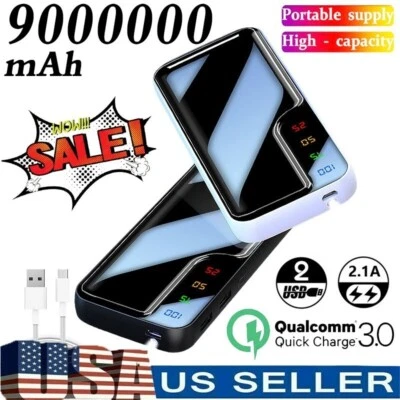 Banco de alimentación portátil Anker 9000000 mAh cargador de batería USB carga rápida para iPhone Foto 1 de 4