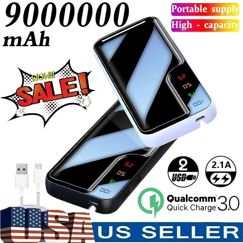 Banco de alimentación portátil Anker 9000000 mAh cargador de batería USB carga rápida para iPhone Foto 1 de 4