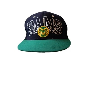 CSU Rams Snapback Trucker Hat Green Blue Adult Unisex  - Picture 1 of 5