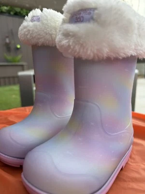 Stride Rite 360 Niños Unisex Gecko Bota de Lluvia, Rosa (Niños Pequeños) Foto 1 de 4