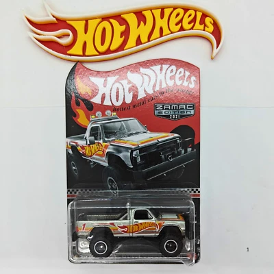 Hot  Wheels 2021 Zamac 1980 Dodge Macho Power Wagon Mail In Exclusive W/ Case - Image 1 of 4