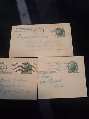 US Postal Card 1946-1949-1952  1cent Jefferson Stamp Card~$150.00EACH - Image 1 of 2