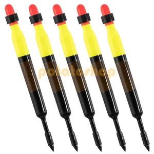 5pcs Balsa Wood Floats Slip Bobbers Coarse Fishing Strike Indicator Perch Trout - Picture 1 of 9