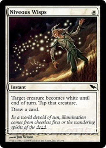 MTG - NIVEOUS WISPS - Shadowmoor (C) - Image 1 of 1