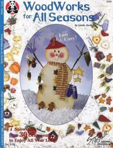 WOODWORKS FOR ALL SEASONS by LINDA JORDAN Design Originals 3154 - Picture 1 of 4