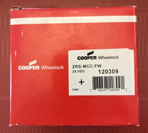Fire Alarm Cooper Wheelock ZRS-MCC-FW 120309 new free shipping - Bild 1 von 1