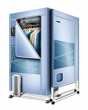 KasydoFf Clothes Dryer Portable 1500W 1.7 Meters Electric Laundry Light Blue