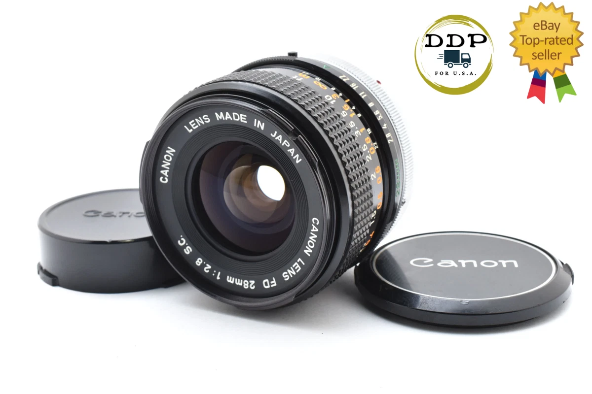Canon FD f/2.8 28mm Focal Camera Lenses for sale | eBay