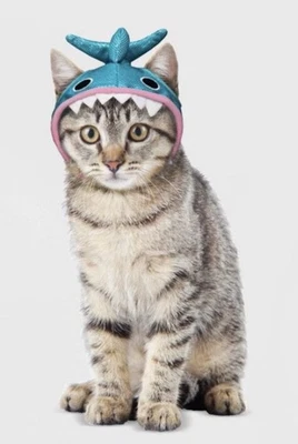 Disfraz de gato Hyde & Eek sombrero de tiburón Halloween talla única Foto 1 de 4