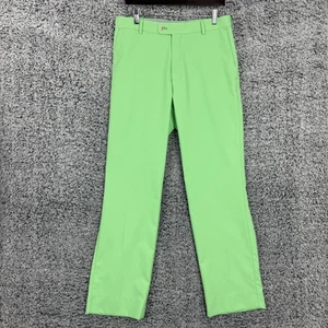Peter Millar Pants Mens 34x32 Green Crown Durham High Drape Golf Performance - Picture 1 of 20