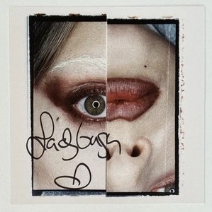 SIGNED Lady Gaga Mayhem Art Photo Card AUTOGRAPH HEART & CD PSA DNA Certified - Picture 1 of 5