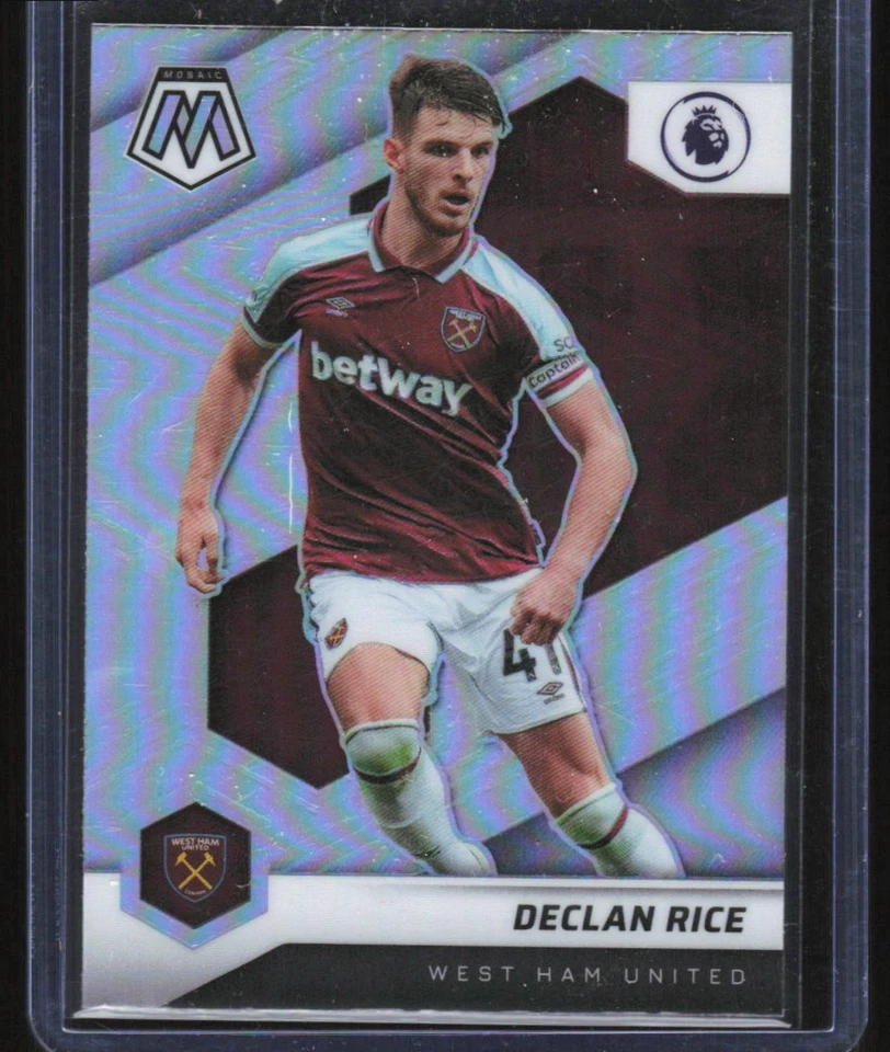2021 Panini Mosaic Premier League Declan Rice West Ham United #82 - Image 1 of 2