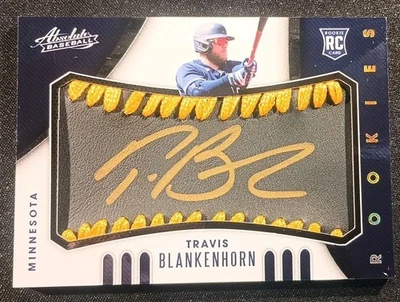 2021 Absolute Travis Blankenhorn Rookie Baseball Material RC Auto #14/25 Twins - Image 1 of 2