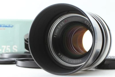 [NEAR MINT w/ Hood] Voigtlander Color Heliar 75mm f/2.5 SL Lens Pentax M42 JAPAN - Image 1 of 4