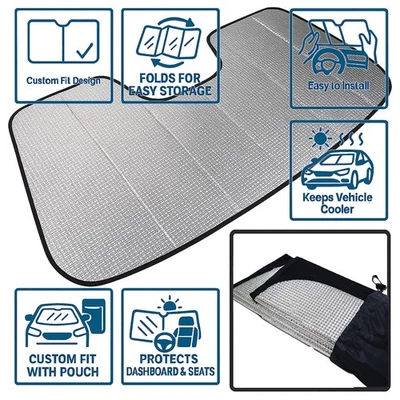 Parasol plegable Premium Custom Fit para Lexus LS460 LS600h 2013-2017 Foto 1 de 4