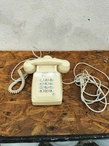 Ancien Téléphone SOCOTEL S63 à Touches - Couleur Crème - Collection Vintage ☎️☎️ - Zdjęcie 1 z 3