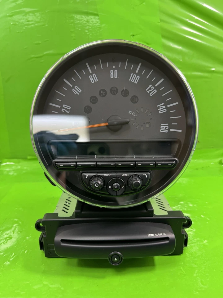 MINI R61 R60 R56 R55 R57 SPEEDOMETER CLOCKS DAB BOOST CD RADIO PLAYER HEAD UNIT - Image 1 of 4