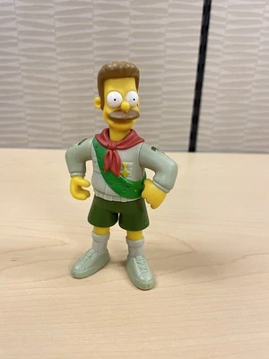 Figura Ned Líder Scout de Los Simpson Mundo de Springfield WOS Serie 10 Foto 1 de 2