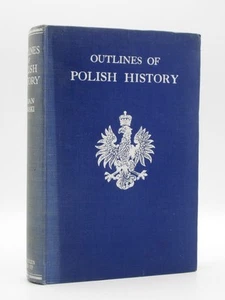 Outlines of Polish History ROMAN DYBOSKI 1941 HB Poland - Picture 1 of 11